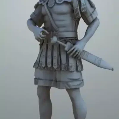 Roman Praetorian Guard drawing sword