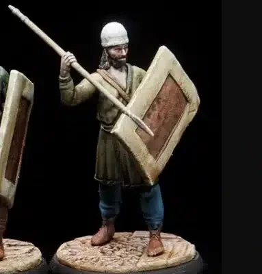 Sasanian Spearman in Aggressive pose
