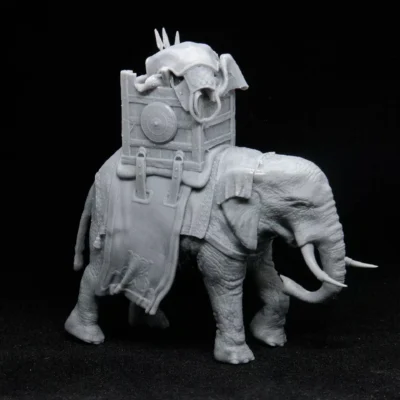Travelling war elephant of Cathage