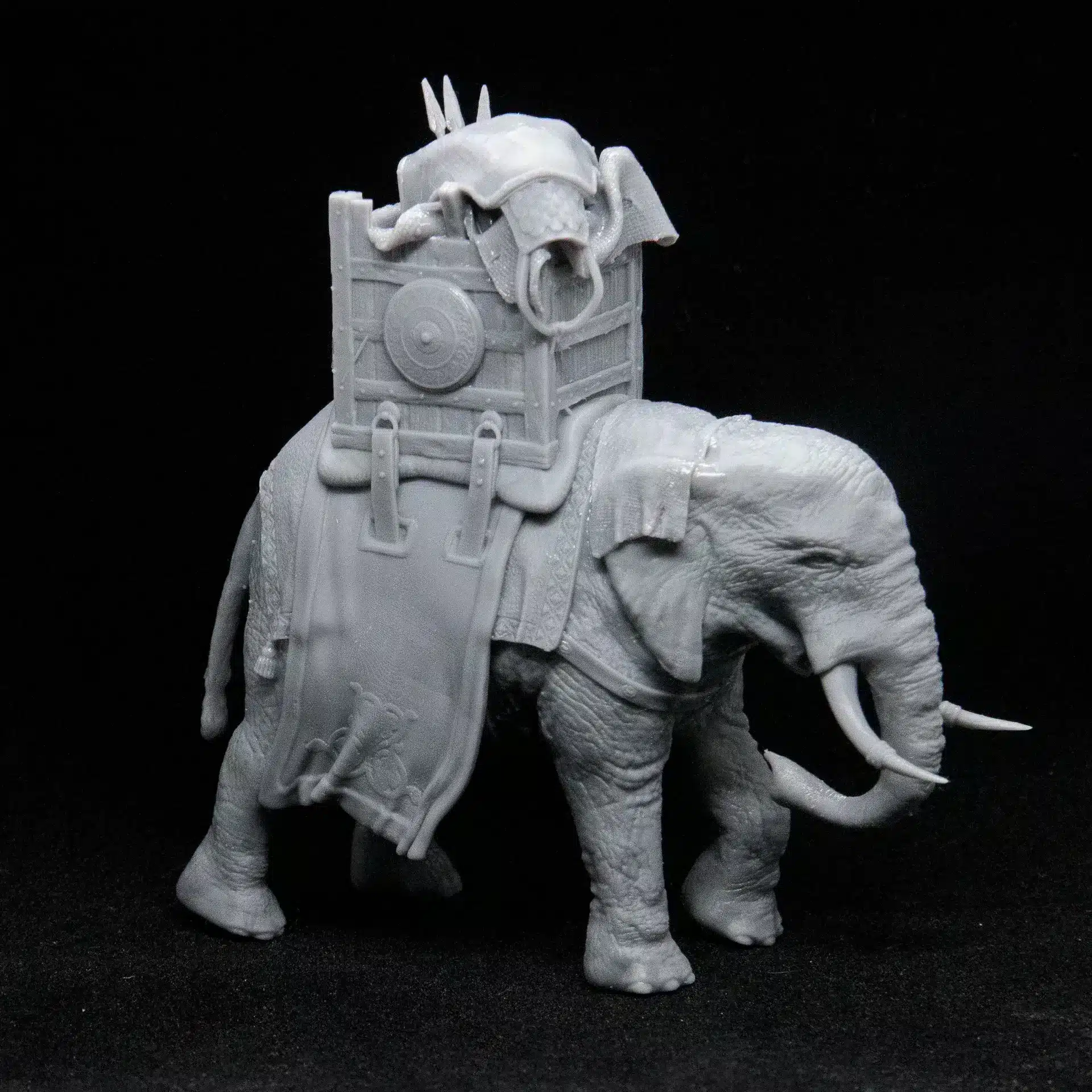 Travelling war elephant of Cathage