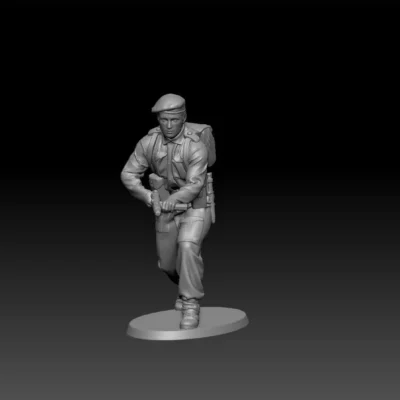 WW2 British Commandos soldier 1 v1 beret