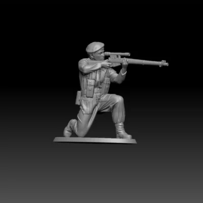 WW2 British Commandos soldier 3 v2 beret