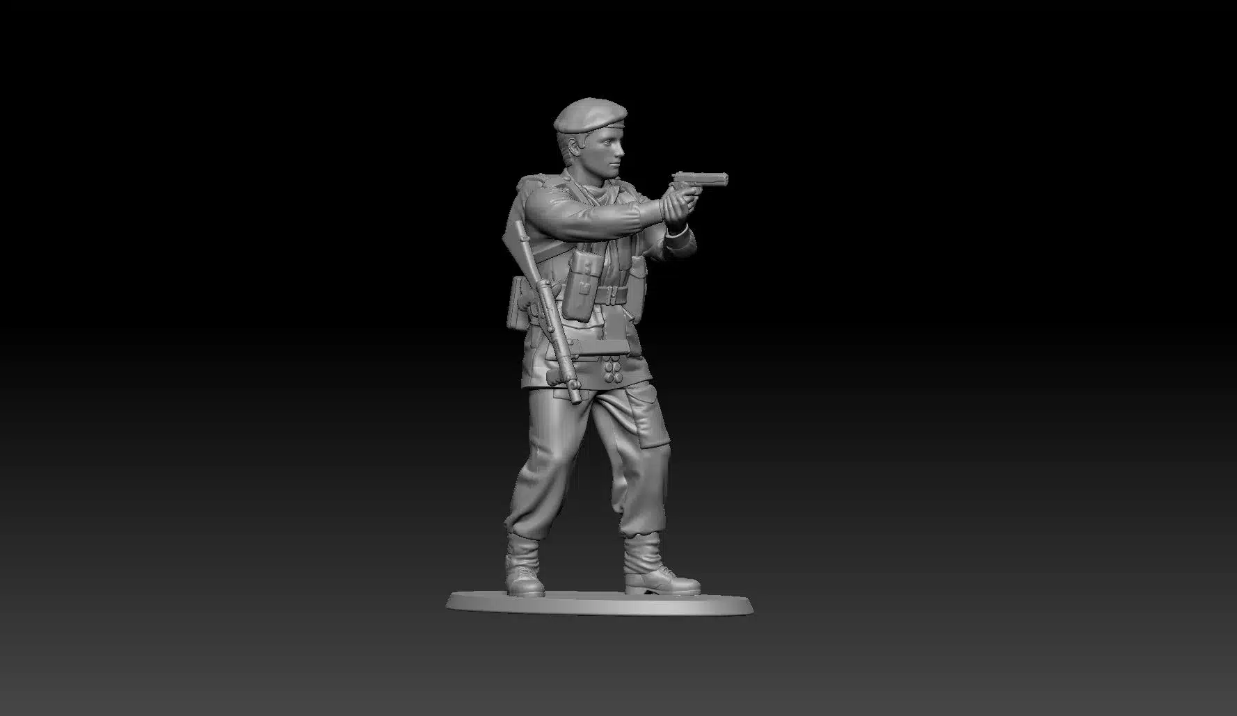 WW2 British Paras in Beret 01 v1