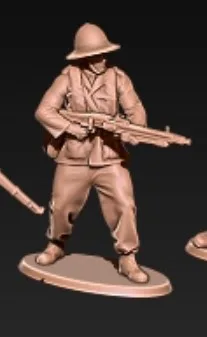 WWII German Deutsches Afrikakorps DAK in Pith Helmet v4