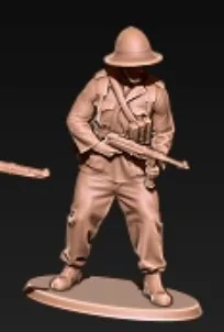 WWII German Deutsches Afrikakorps DAK in Pith Helmet v6