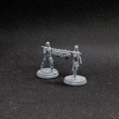 ancient Ostrogoth Hunters carrying Boar