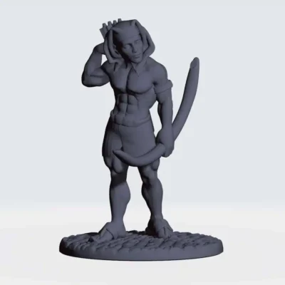 ancient egypt archer pose 2 based with faretra