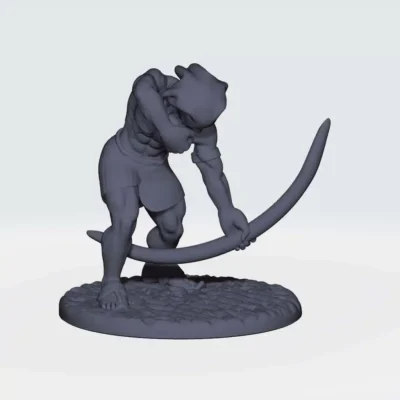 ancient egypt archer pose 6 based