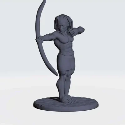 ancient egypt archer pose 9 based