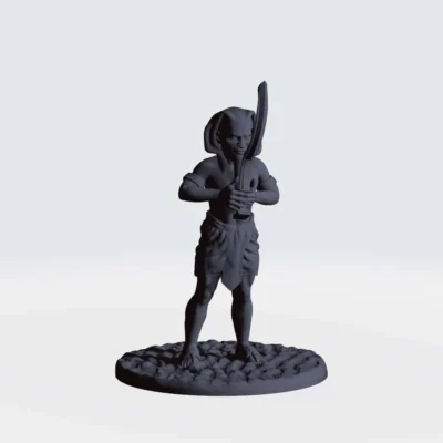 ancient egypt warrior khop pose 3