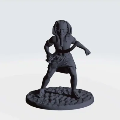 ancient egypt warrior khop pose 5