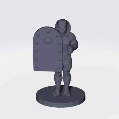 ancient egypt warrior shield spear 3