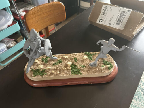 Sasanian Swordsman in Aggressive pose photo review