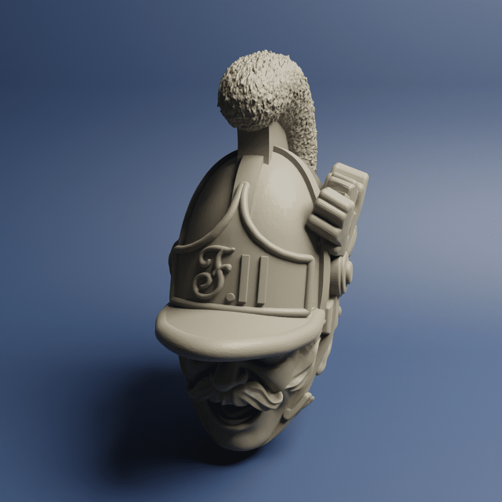 Austrian Cavalry Chevaulegers head 04