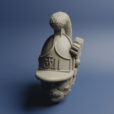 Austrian Cavalry Chevaulegers head 06