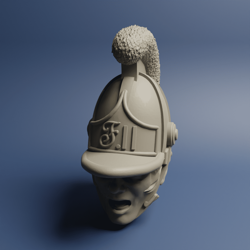 Austrian Cavalry Dragoon head 01