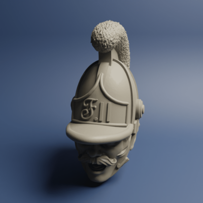 Austrian Cavalry Dragoon head 02