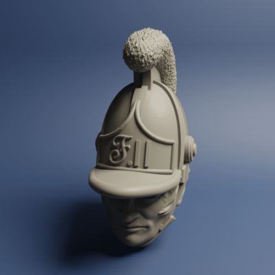 Austrian Cavalry Dragoon head 05