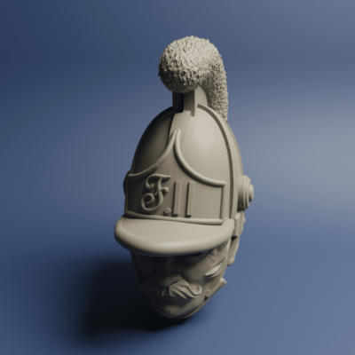 Austrian Cavalry Dragoon head 06