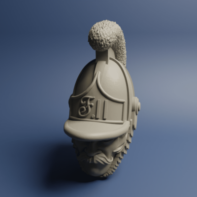 Austrian Cavalry Dragoon head 11