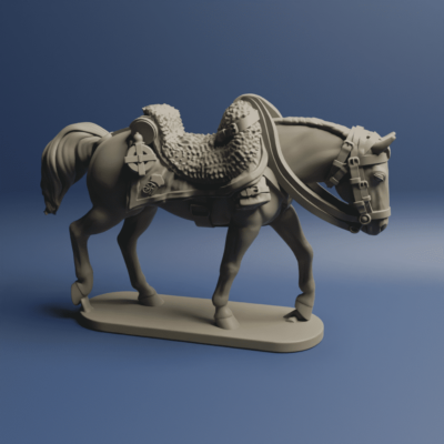 Austrian Cavalry Horse W 05 Cuirassier Dragoon
