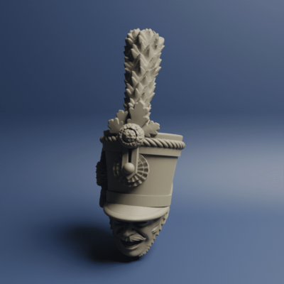 Austrian Cavalry Husar head 01