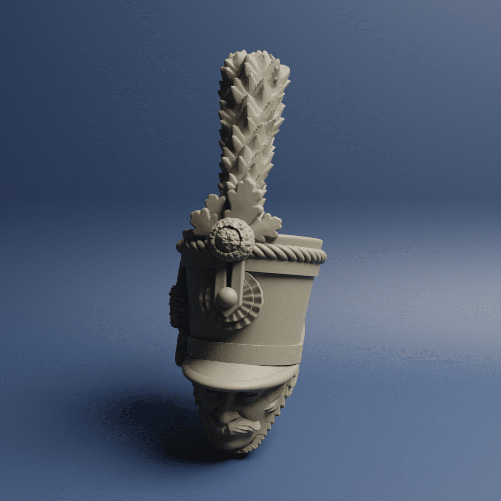 Austrian Cavalry Husar head 02