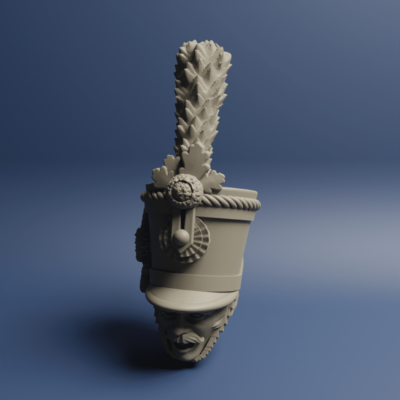 Austrian Cavalry Husar head 04