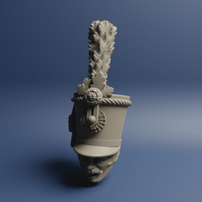 Austrian Cavalry Husar head 05