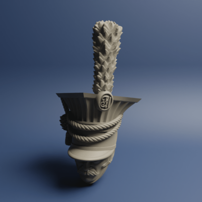 Austrian Cavalry Uhlan head 03