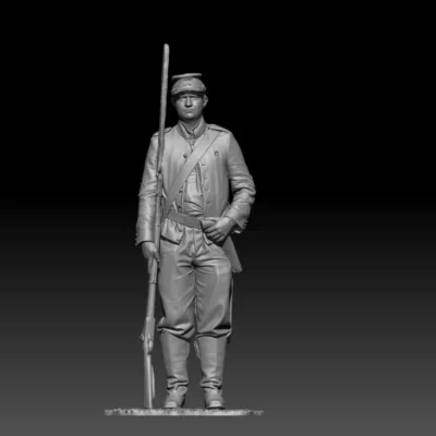 Confederate standing around