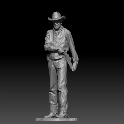 Gunslinger ready to pull gun