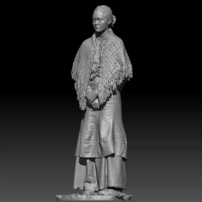 Young woman standing