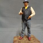 Man looking at pocket watch photo review