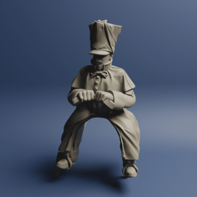 Grand Duchy of Warsaw Ulan in Cloak V2pose2 V2