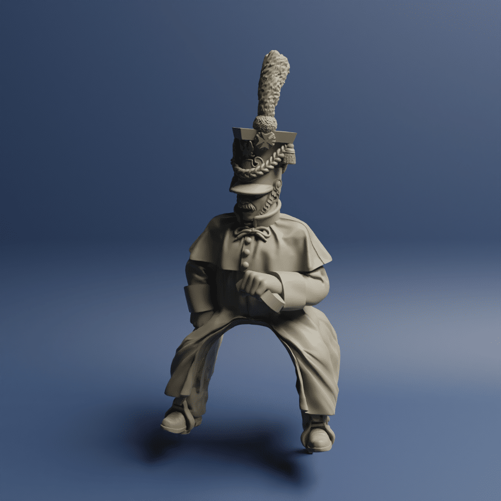 Grand Duchy of Warsaw Ulan in Cloak V2pose4 V2