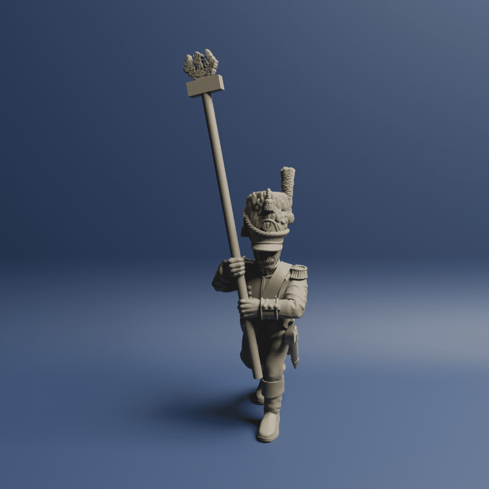 Grand Dutchy of Warzaw Command Grnd Standard 02 noflag