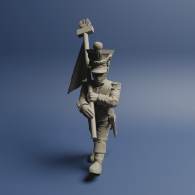 Grand Dutchy of Warzaw Command Standard 01