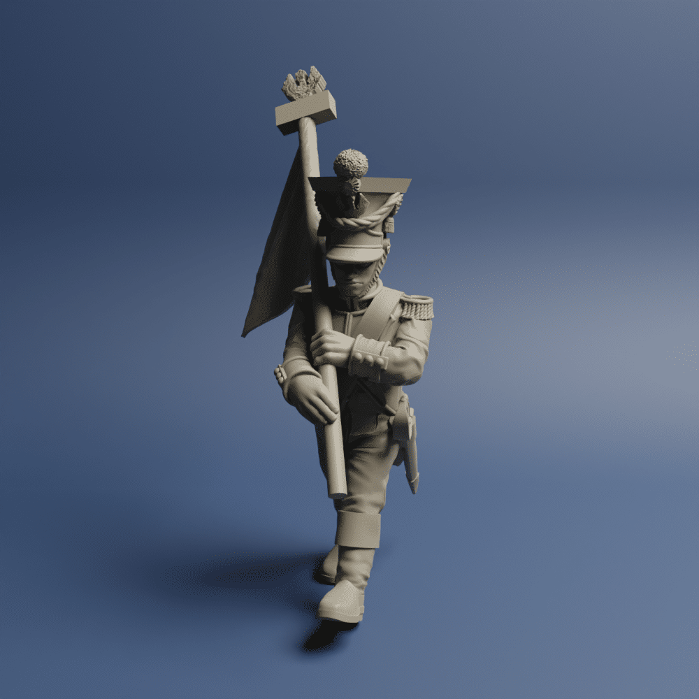 Grand Dutchy of Warzaw Command Standard 01