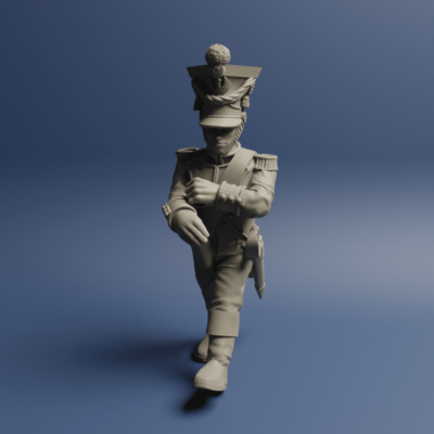 Grand Dutchy of Warzaw Command Standard 01 no Flag Pole