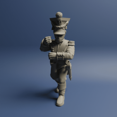 Grand Dutchy of Warzaw Command Standard 02 no Flag Pole