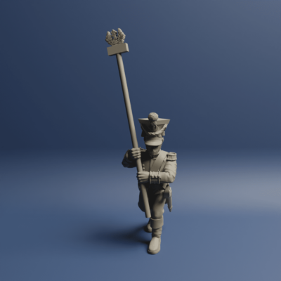 Grand Dutchy of Warzaw Command Standard 02 noflag