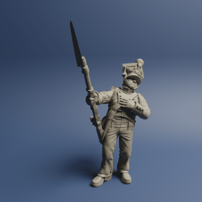 Grand Dutchy of Warzaw Fusiliers Skirmish Wounded 01