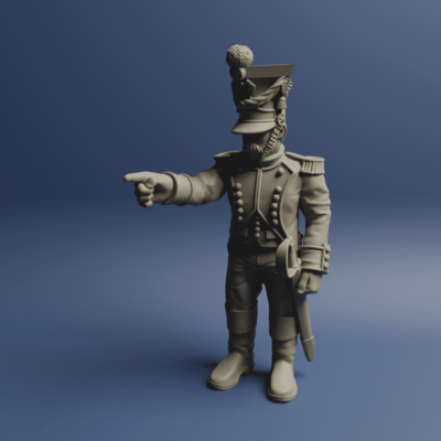 Grand Dutchy of Warzaw Officer Pointing