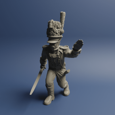 Grand Dutchy of Warzaw Skirmish Grenadier Officer 01