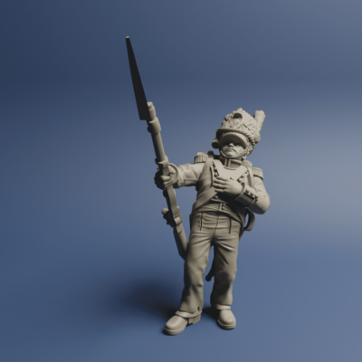 Grand Dutchy of Warzaw Skirmish Grenadier Wounded 01