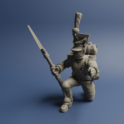 Grand Dutchy of Warzaw Voltigeur Kneeling 03