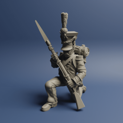 Grand Dutchy of Warzaw Voltigeur Kneeling 06