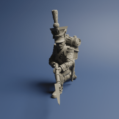 Grand Dutchy of Warzaw Voultigeur Kneeling 04