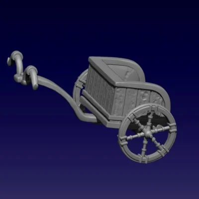 Ancient Hittite heavy chariot